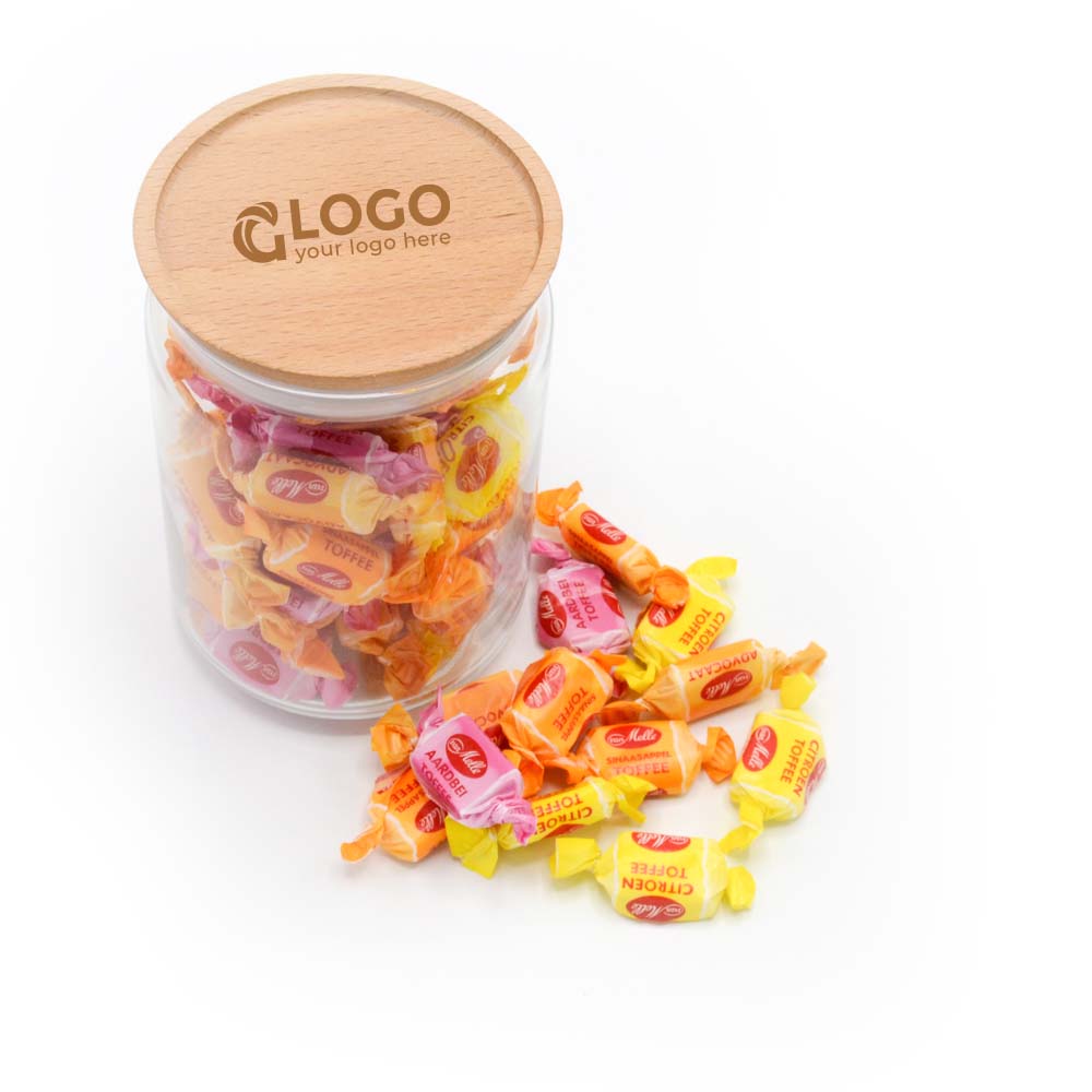 Glass jar with sweets | Eco gift